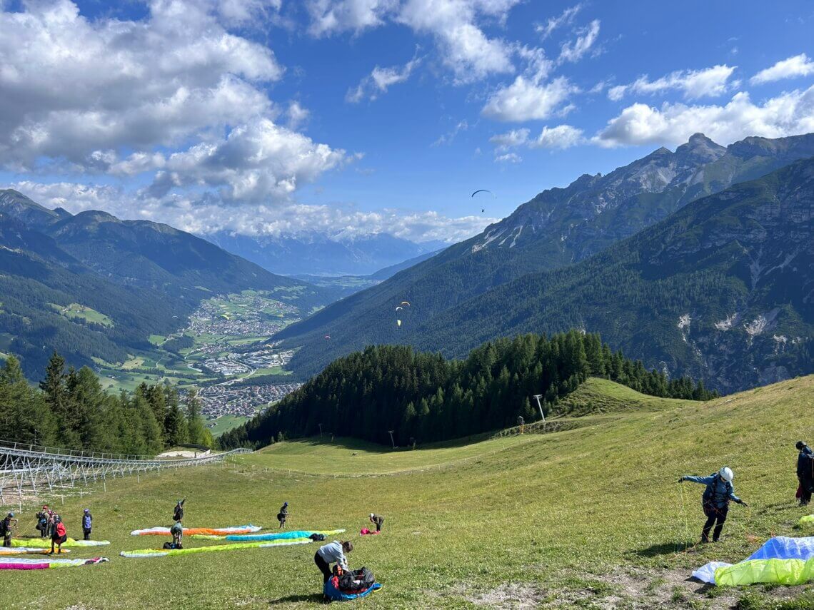 Het begin van het Stubaital is breed en lieflijk