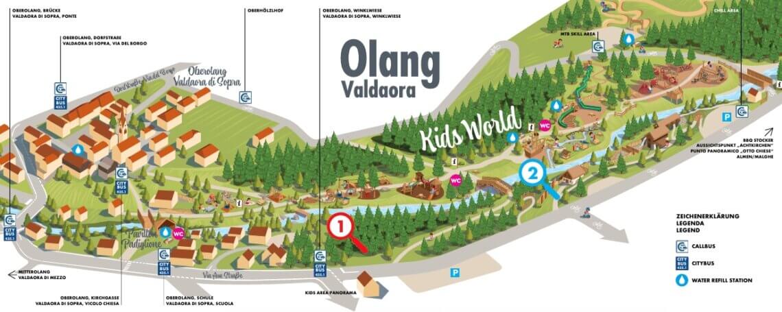Olang toffe speeltuin in de buurt van Bruneck