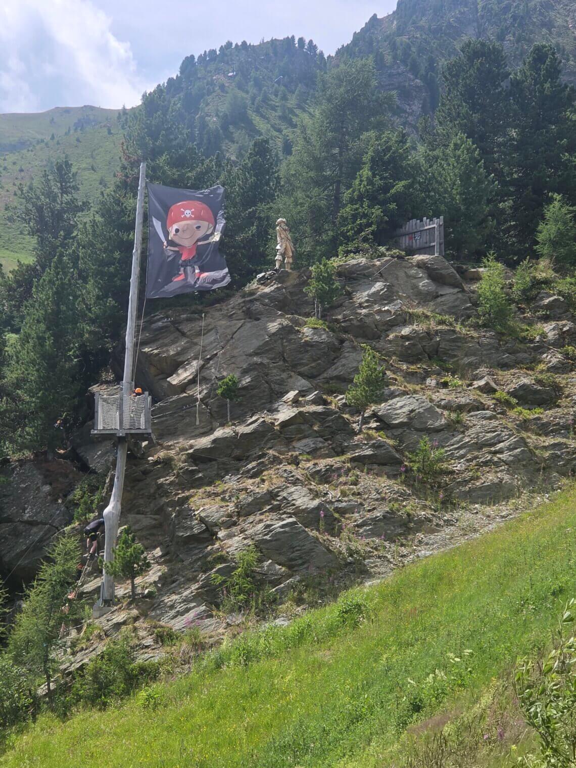 Speciaal voor de kleine kids een stoere piraten route.