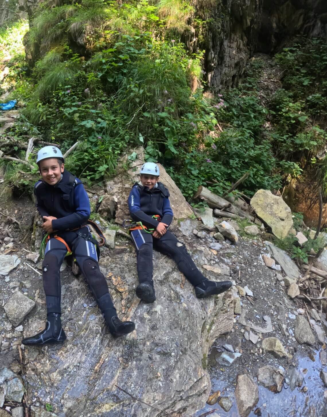 Veel waterplezier bij het canyoning.