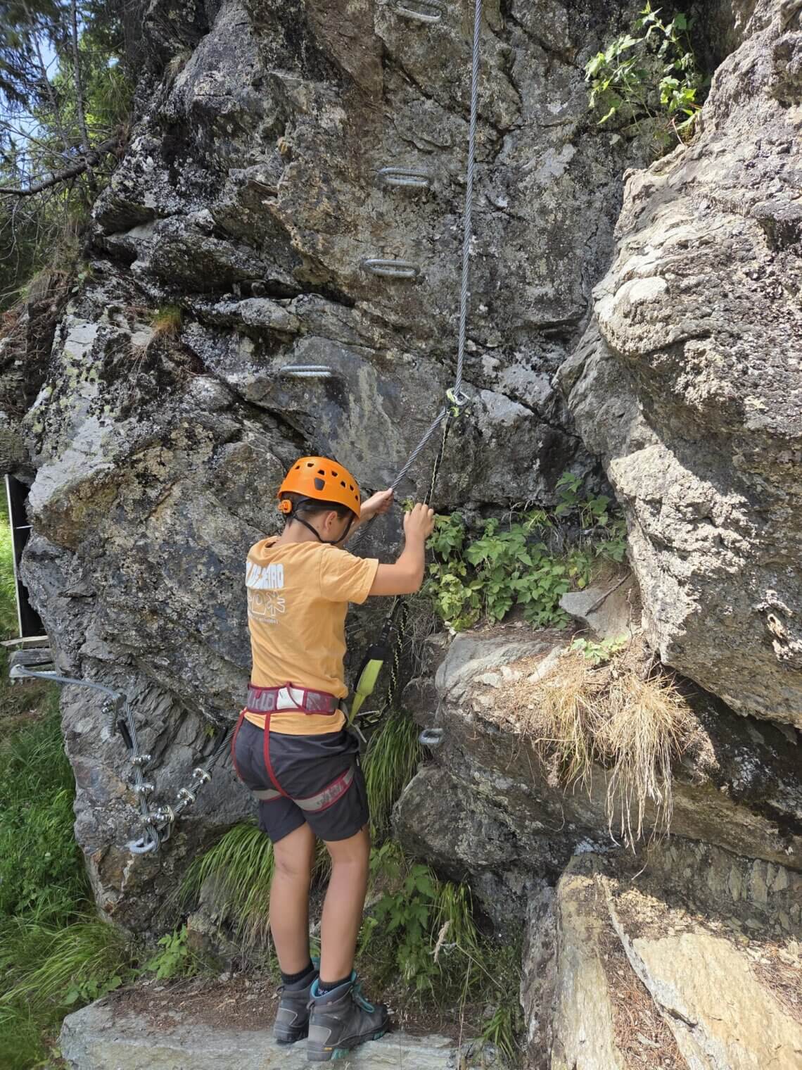 In de omgeving van Bruneck zijn meerdere via ferrata's voor kinderen.