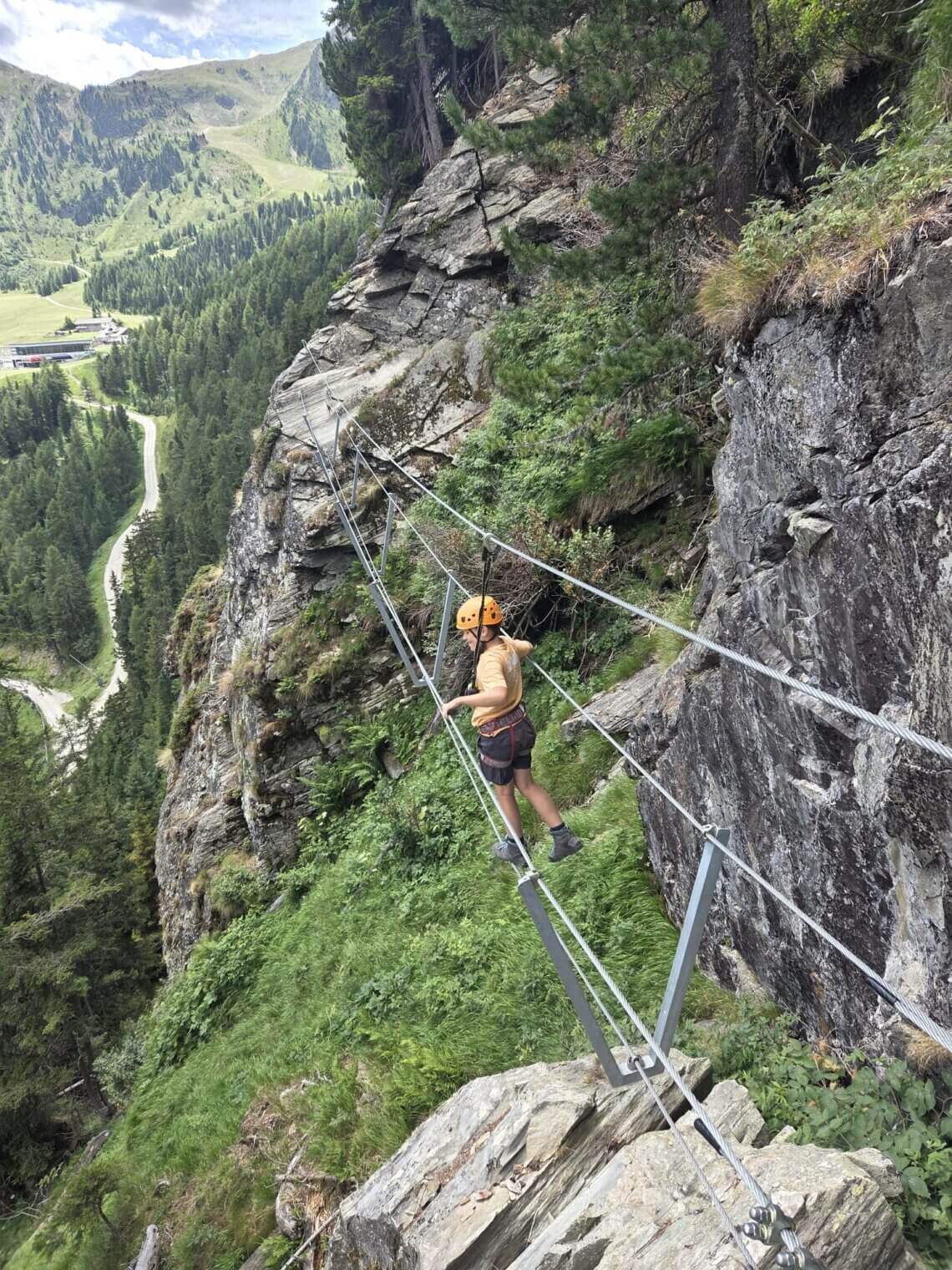 Via ferrata met kinderen