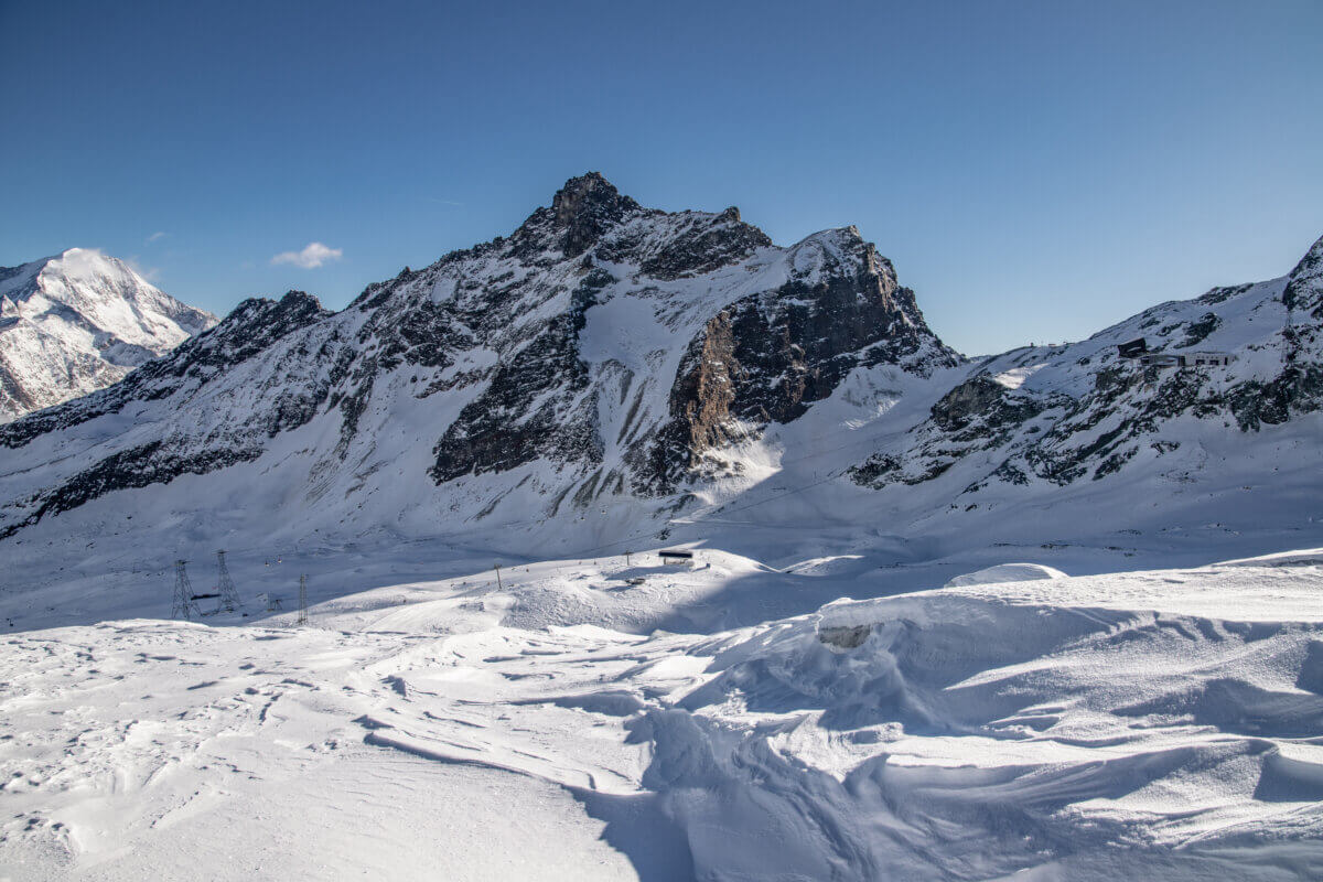 De hoge ligging biedt sneeuwzekerheid in Saas-Fee