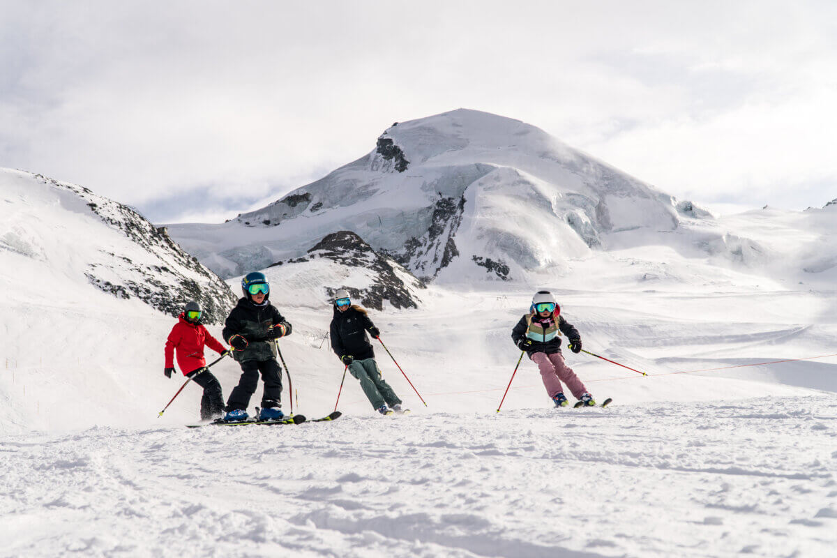 Skiplezier voor de hele familie in Saas-Fee