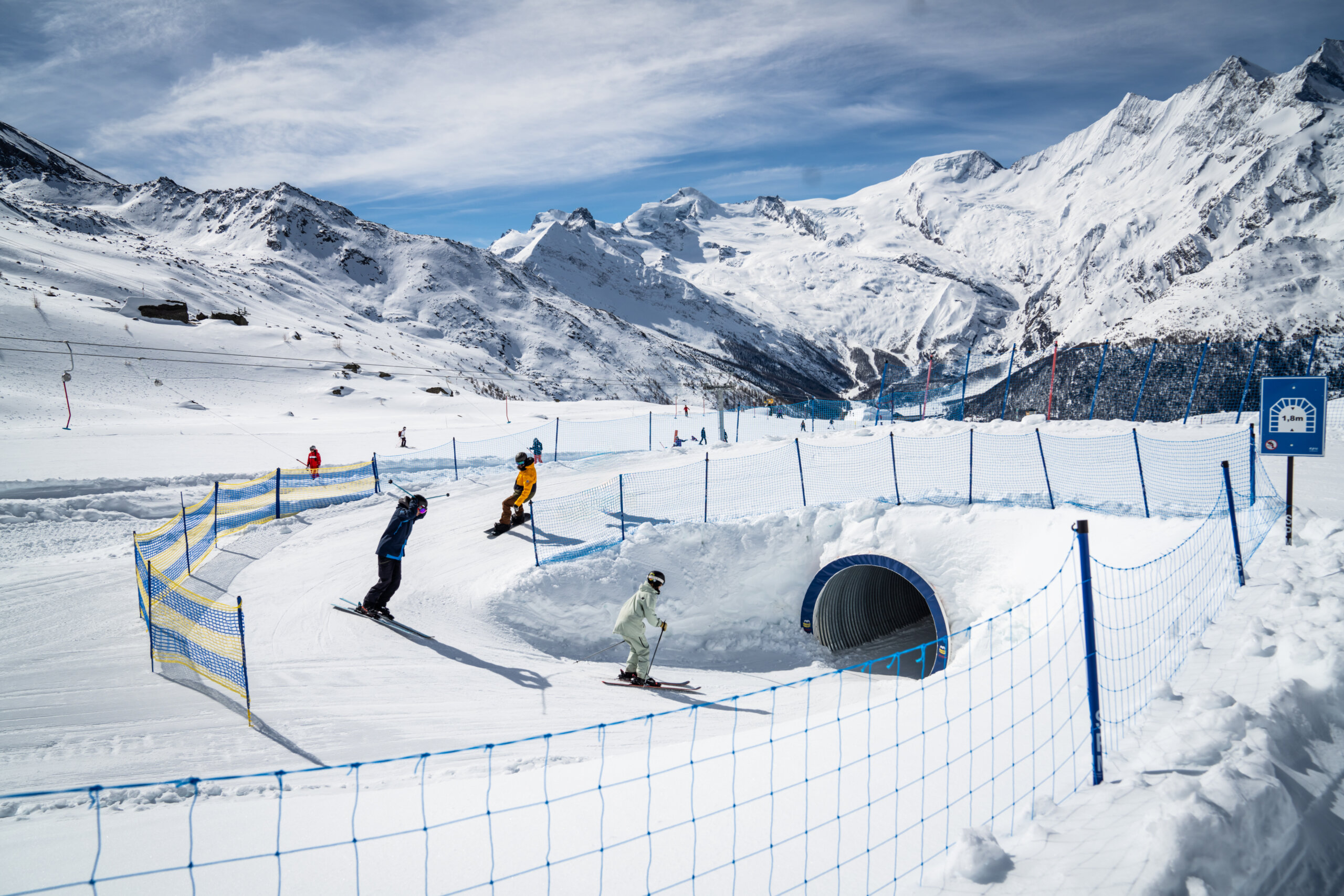 Tunnel funslope Kreuzboden.